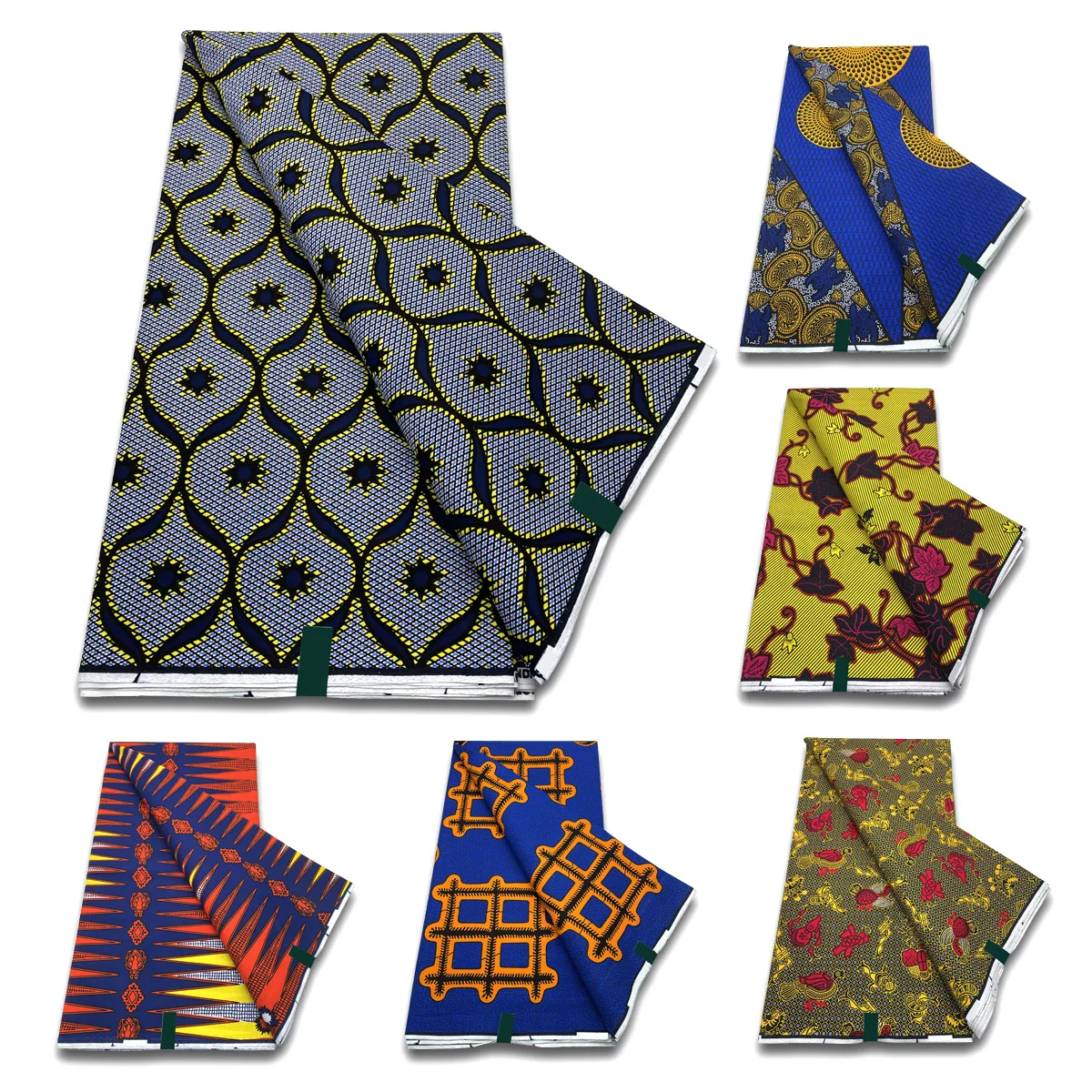 

100% хлопок настоящий воск новейшая мягкая удобная ткань воск Анкары Оригинальная Ткань в нигерийском стиле