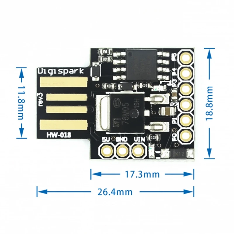 2Pcs Digispark ATTINY85 Arduino ATTINY85 USB     ũ USB  