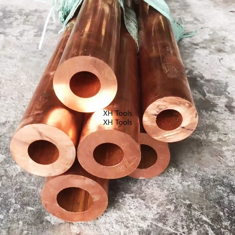 Red Copper Pipe Copper Tube OD3-30mm ID1-28mm Hollow Straight Round Thin Tube Capillary Piping Diy Metal Customized copper tube