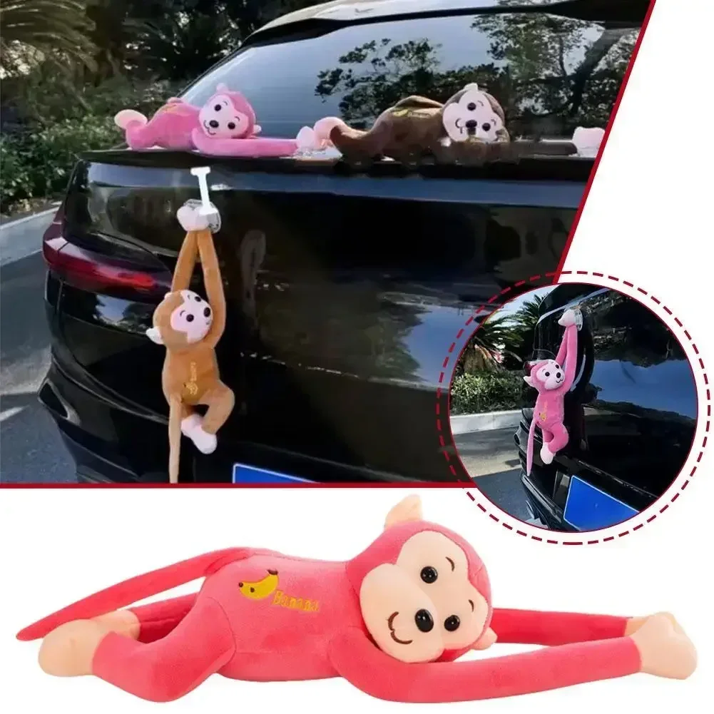 Monkey Shaped Car Accessory Decorative Hanging Doll
