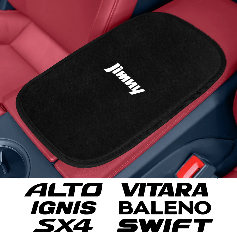 Soft Plush Car Armrest Box Pad - Enhanced Comfort and Style for Your Vehicle