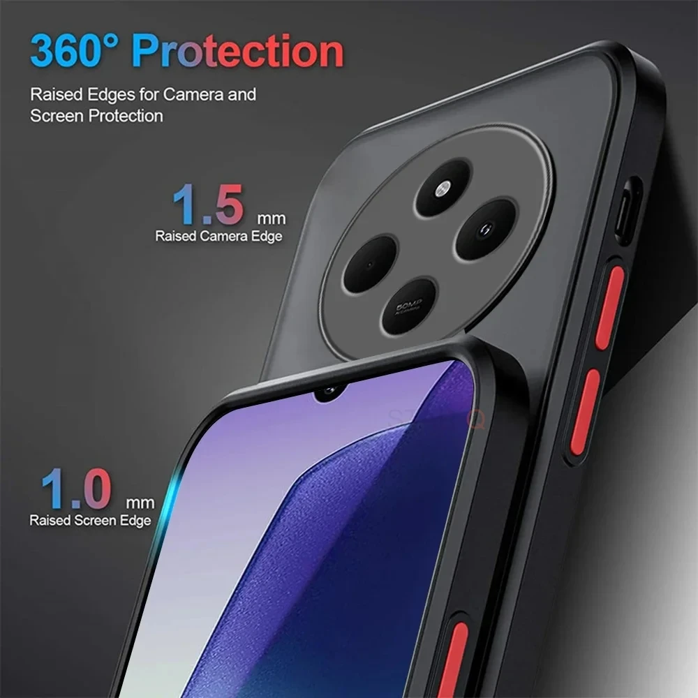 Reno12f S Matte Translucent Hard Case For Oppo Reno 12 F Reno12 Fs 4g 12f 12fs 5g Silicone Frosted Protect Back Cover Reno12fs 3