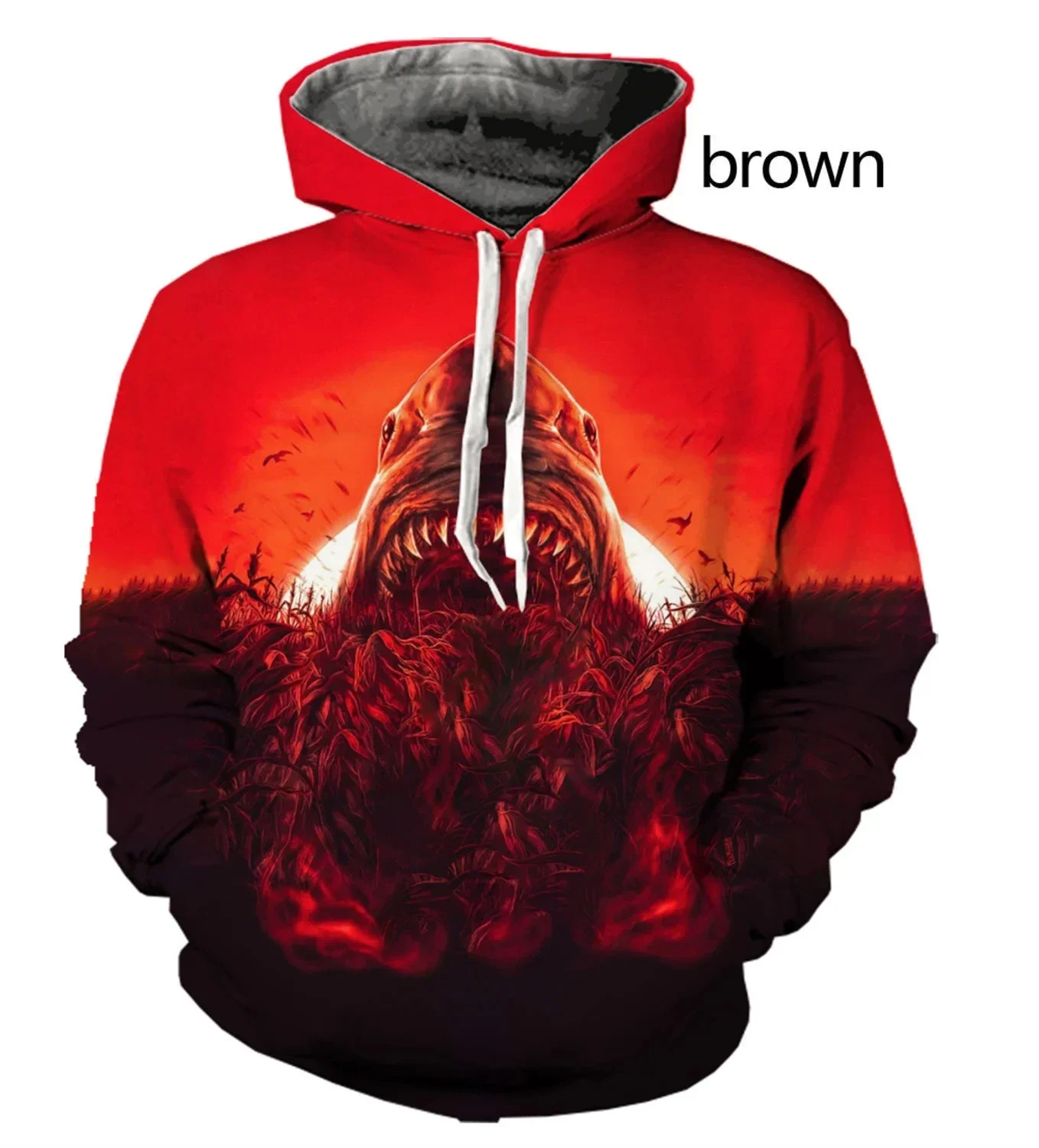 

Cartoon Shark Pattern 3D Print Hoodie Men/Women Casual Fashion Hooded Shirt Kids Pullover Sweatshirts Oversized Unisex Clothing