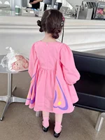 Robe de printemps et d'été en forme d'ailes de papillon pour filles, tenue de soirée de loisirs pour enfants de 1 à 5 ans, nouvelle collection 6