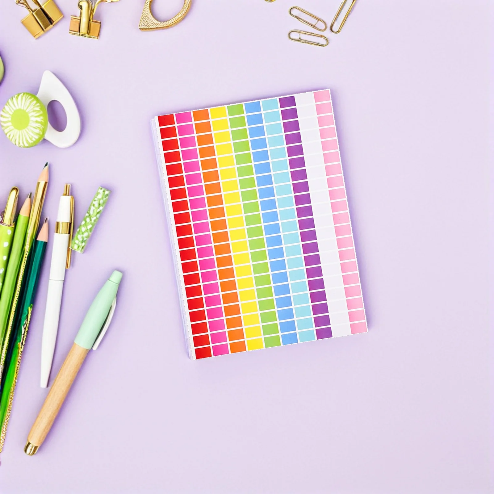 25 Sheet Color Coding Labels Stickers Self Adhesive Colored Tags for Inventory File Classification Office School Arts Crafts