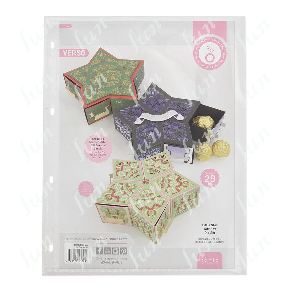 

Metal Cutting Dies 2022 New Little Star Gift Box Showcase Die Cuts Sets Embossing Template Diy Card Scrapbooking Decoration