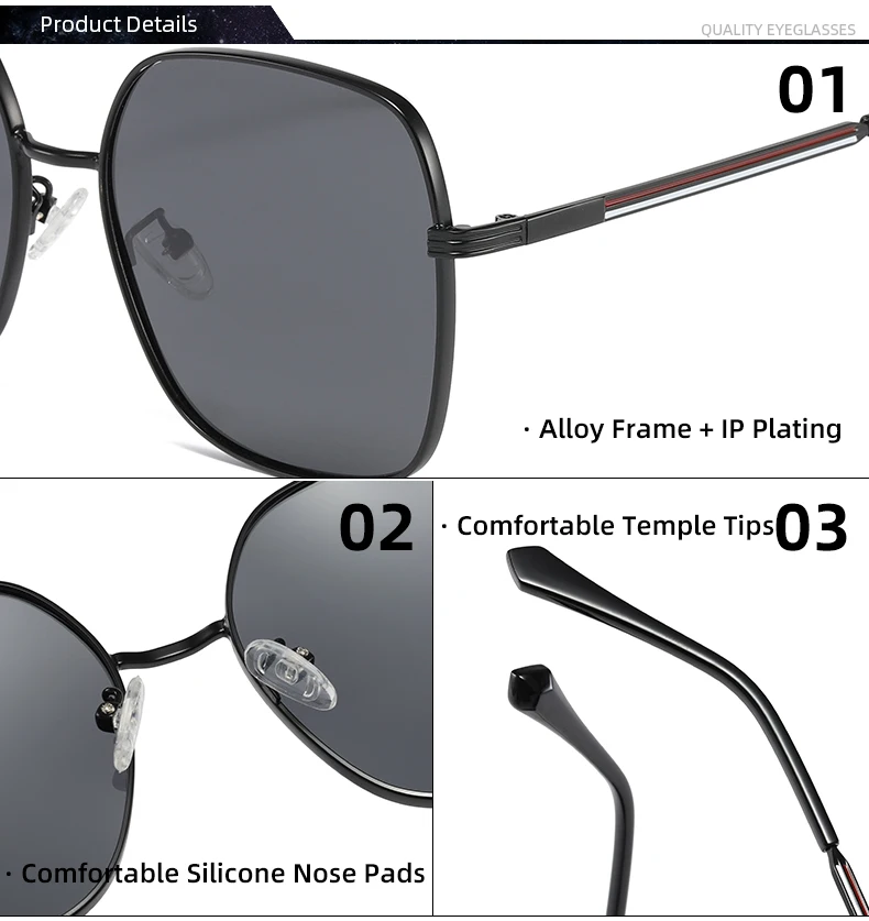 2022 Fashion Women Sunglasses Polarized UV400 Alloy Vintage Designer Sun Glasses Female Driving Sunglass Luxury Polaroid Oculos round sunglasses