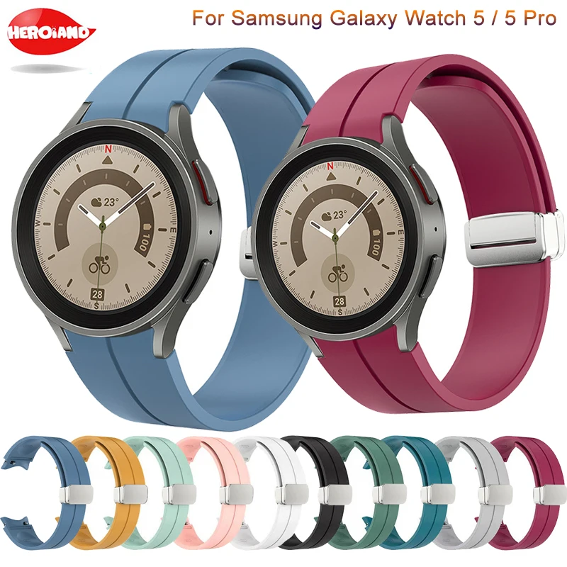 

Silicone Strap For Samsung Galaxy Watch 5/pro/4 44mm 40mm classic 46mm 42mm smartwatch Ridge Sport Bracelet Galaxy Watch 4 band