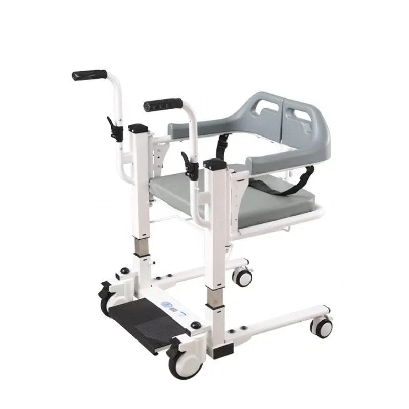 Electric Patient Lift and Multifunctional Transfer Chair with Commode Elderly Handicapped Home Hospital Use 4