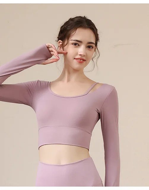 Yoga One-Piece Top and Bra Long Sleeves: The Ultimate Workout Essential