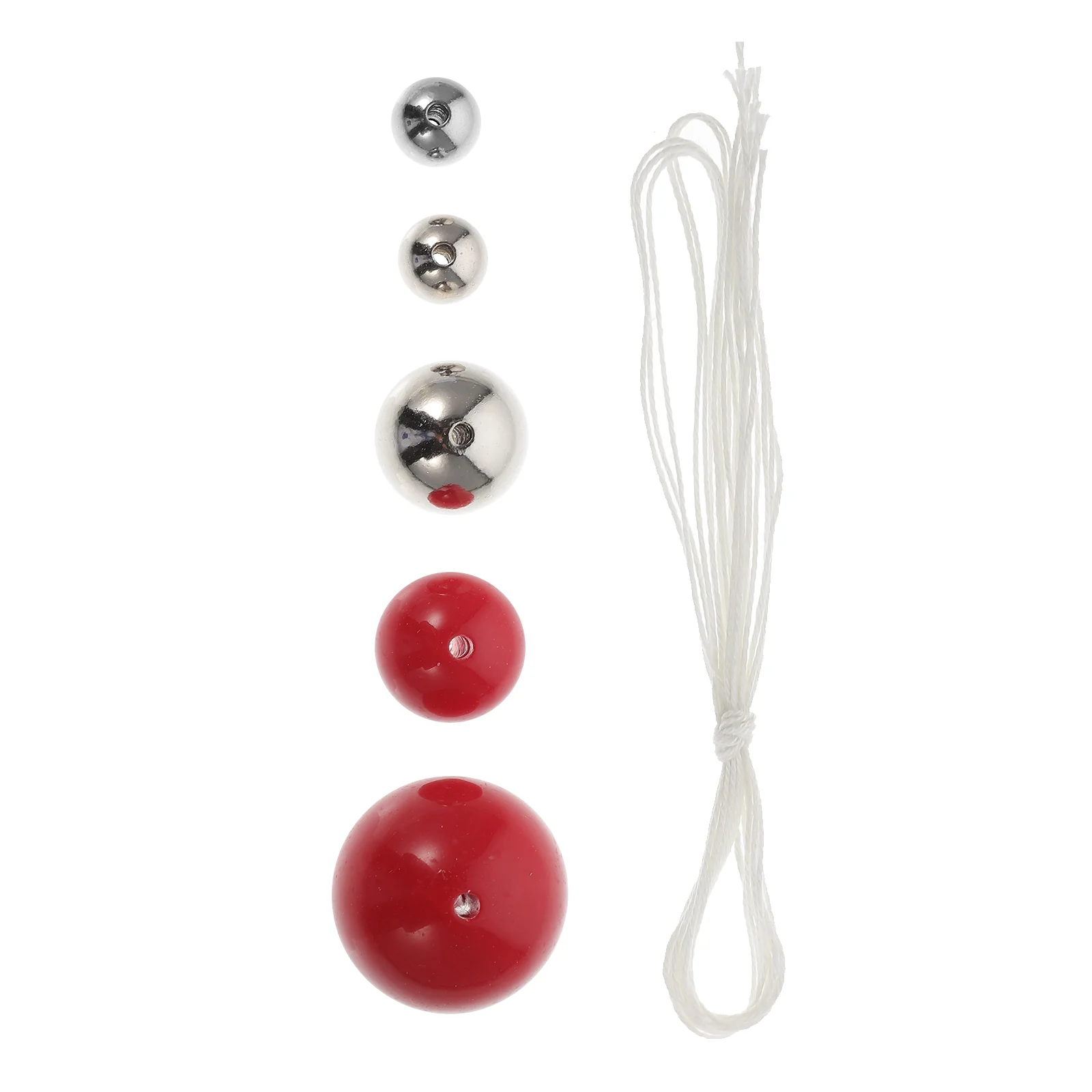 

10 Pcs Experiment Equipment Teaching Device Plastic Single Pendulum Ball Tool Metal Physical