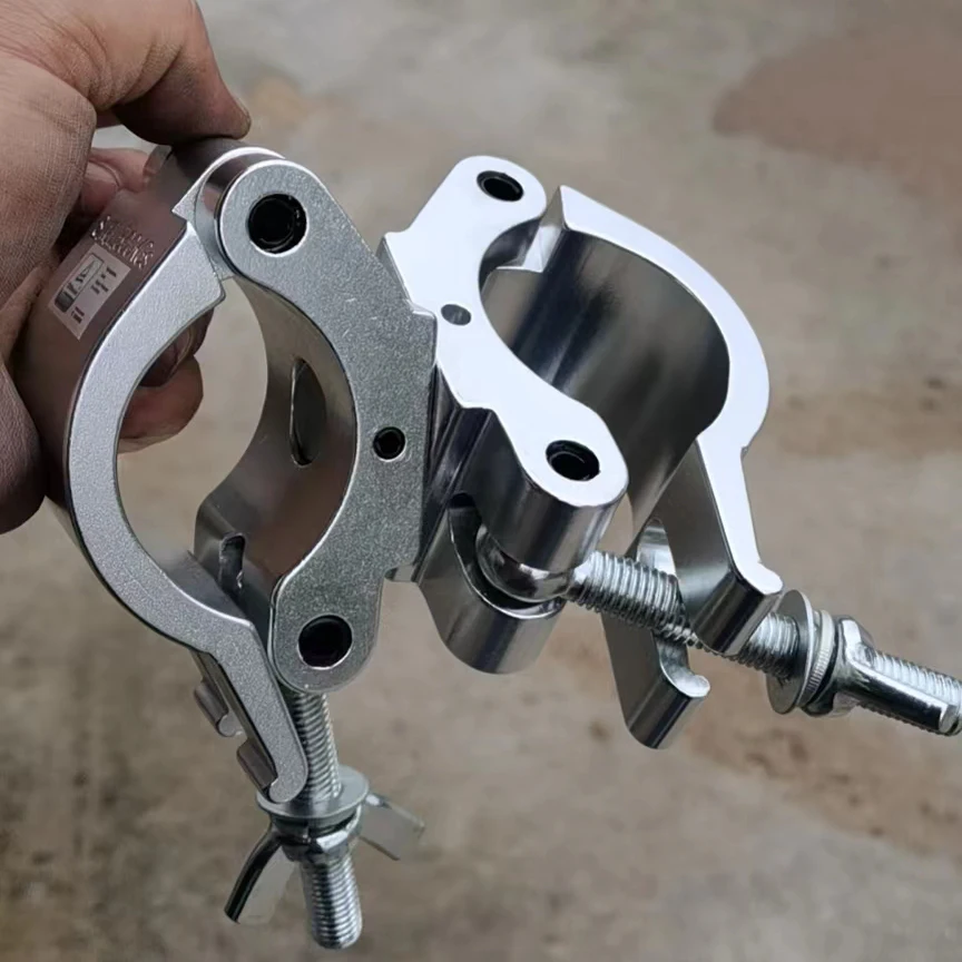 Morsetti Per Luci Da Palco - 2Pack, Per Tralicci 40-52mm, Alluminio - Foto 5