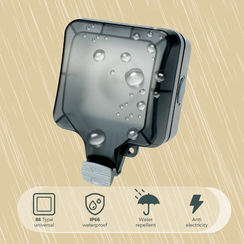 Avoir IP66 المقابس الكهربائية والتبديل مقاوم للماء...