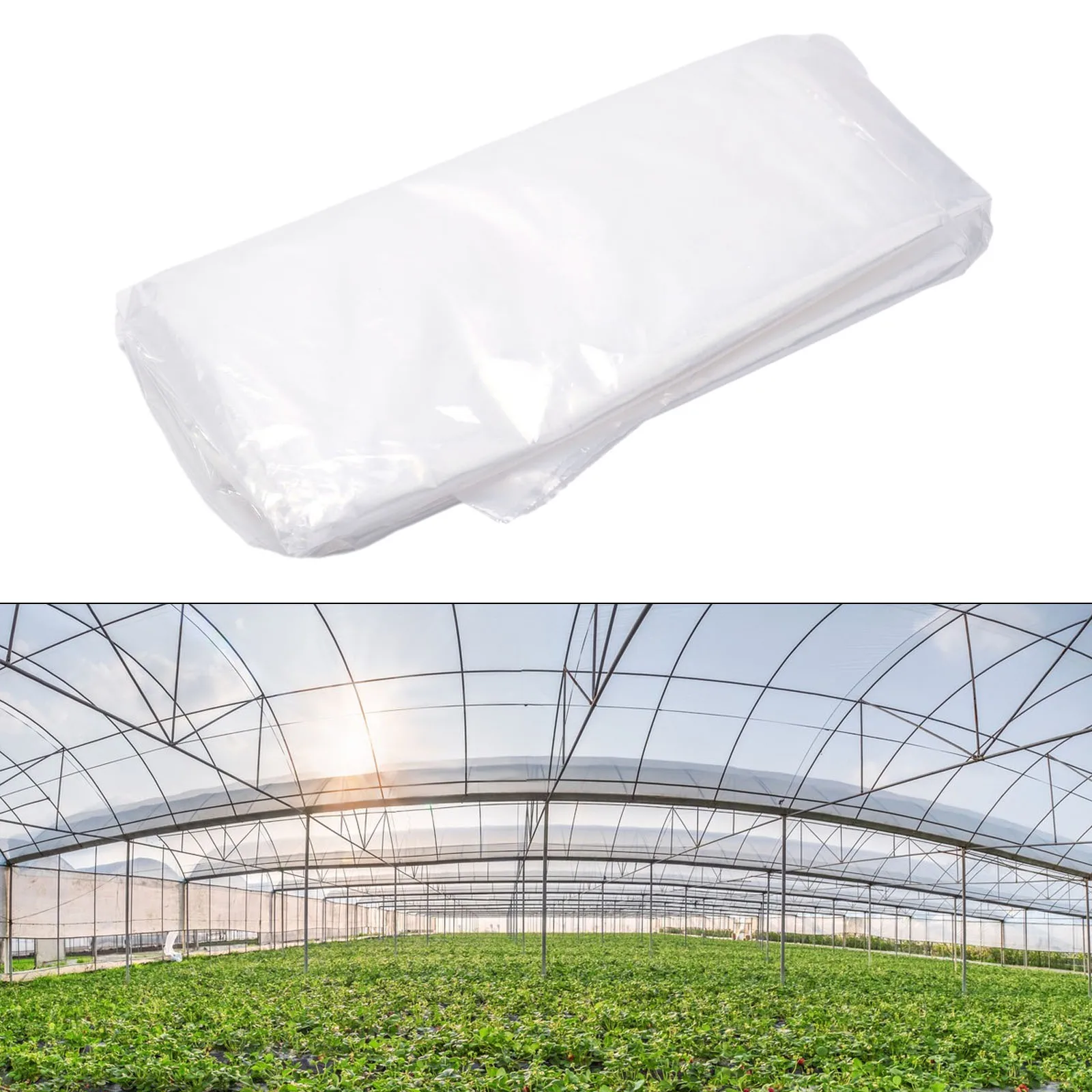 

1 шт. прозрачный материал для самостоятельной сборки, полиэтиленовый пластиковый лист для сада, теплицы, крыши, палатки для выращивания, комнаты, сада, теплицы, сельского хозяйства