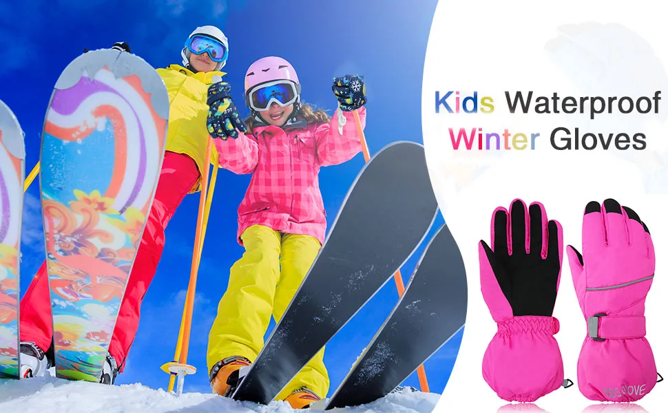 Boys Girls Winter Gloves Kids Mittens Waterproof Ski Snow Kid Mitts Cold  Weather Snowboarding Sking Sport Outdoor Drop Shipping - AliExpress