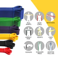 Heavy Duty Latex Resistance Band Exercise Elastic Band For Sport Strength Pull Up Assist Band Workout Pilates Fitness Equipment 2