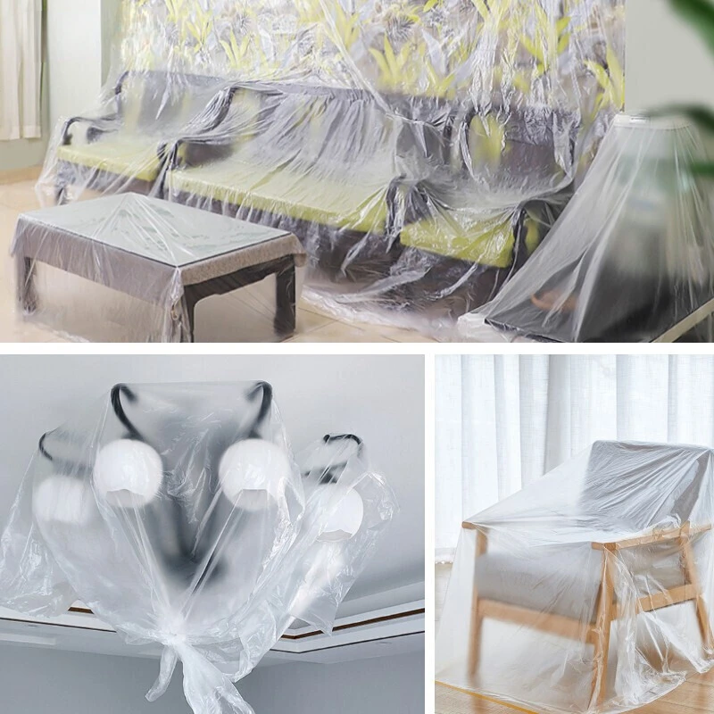 Disposable Dust Cover Furniture Dust Cover Plastic Cover Tape