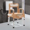 Portable Toilet Chair for Home Use Height Adjustable Toilet 1
