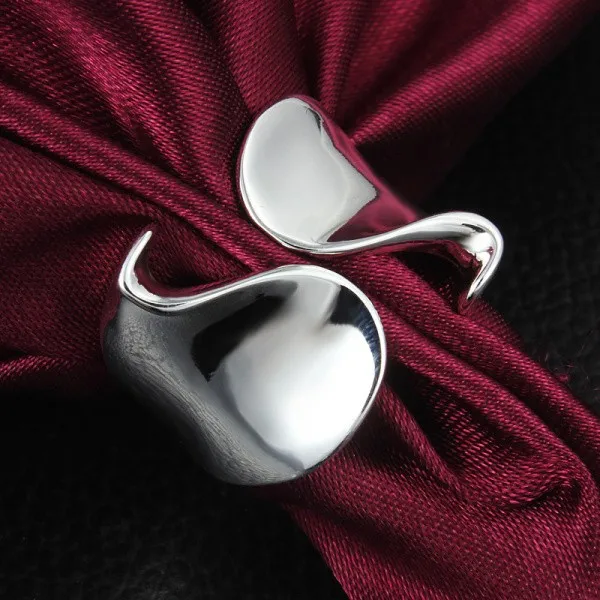 

Charm 925 Sterling Silver Rings For Women elegant Simple adjustable Fashion Wedding Engagement Party Gifts Jewelry