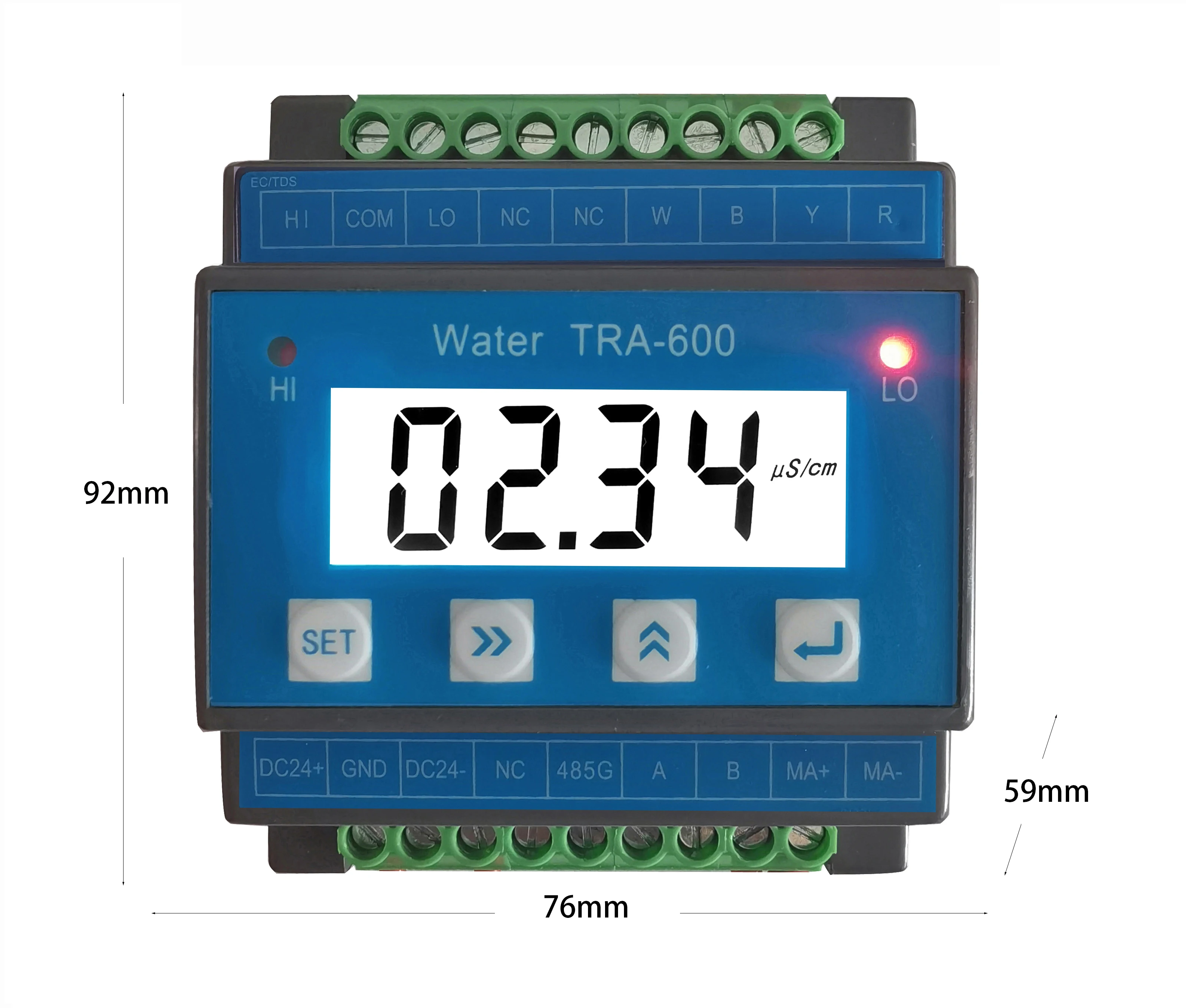새로운 온라인 전도도/TDS 컨트롤러 송신기 EC/TDS-TRA-600 시리즈
