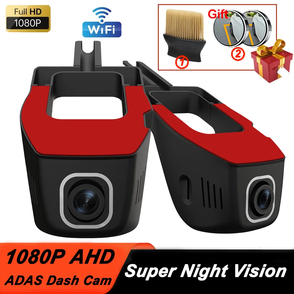 자동차 DVR 대시 캠, 자동차 카메라 안드로이드 네비게이터, 와이파이 비디오 녹음기, 나이트 비전, ADAS 블랙 박스, 자동차 액세서리, 1080P