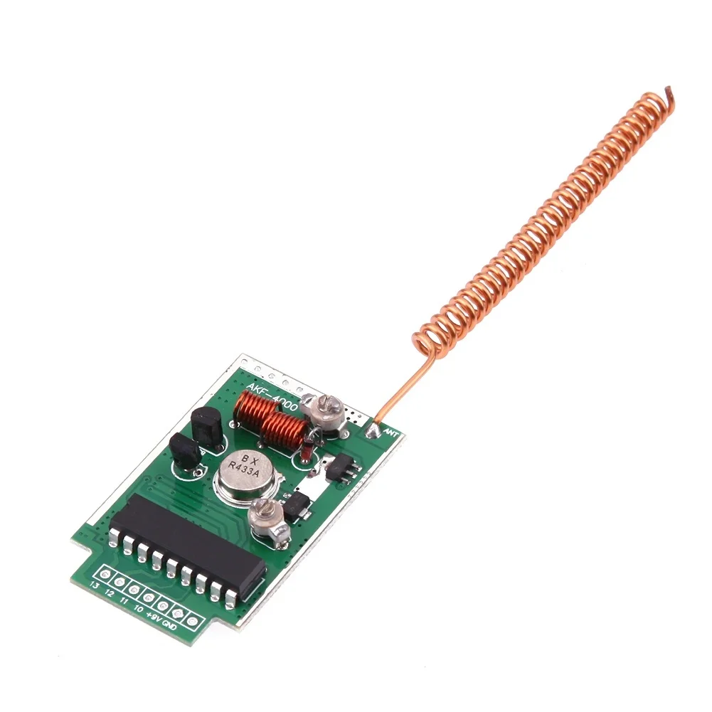 Module émetteur RF 433 MHz 4 km télécommande sans fil 9V