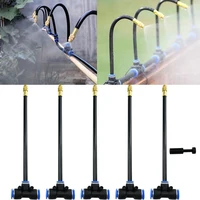 20-5Pcs Free Bending Yellow Copper Mist Nozzle 8mm Straight Push Lock Joint Garden Watering Humidification Sprayer 1