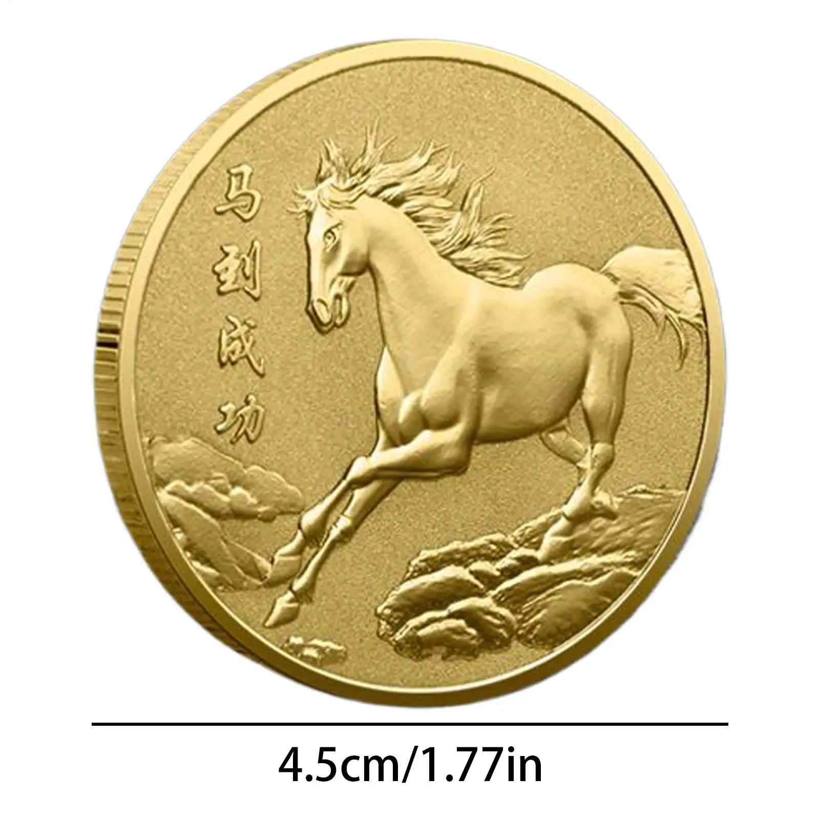 Horse Coin Blessing Collection Coin 2026 Year Of The Horse Luck Keepsake Souvenir Blessing Decoration for Chinese New Year Home