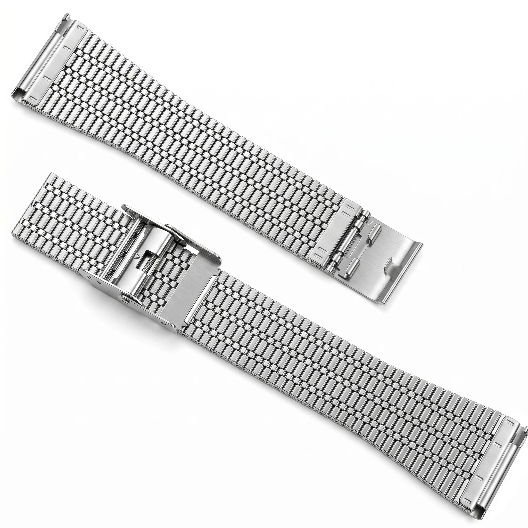 Elegant Stainless Steel Watch Strap - Breathable Quick Release Bracelet