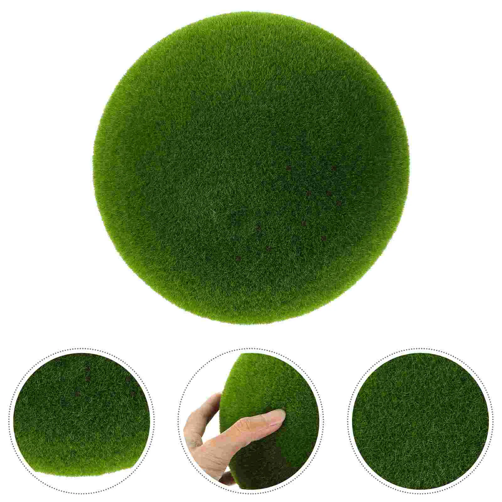 

Foam Moss Ball Vivid Greenery Moss Ball Ornament Realistic Mossy Decoration Fake Round Mossy Ball