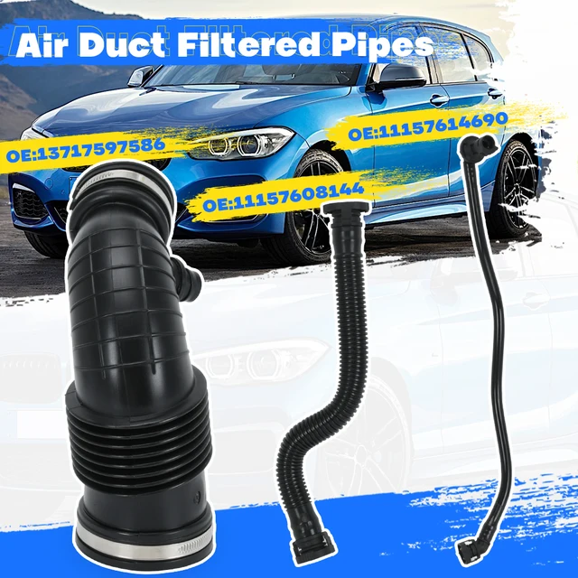 خرطوم سحب الهواء مع حلقة فولاذية ، أنبوب فلترة مجرى الهواء ، بي ام دبليو F20 ، F21 ، F30 ،