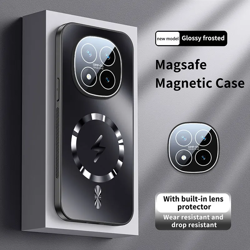 AG Matte Lightning Magnetic Hard Shell Shockproof Bumper Case