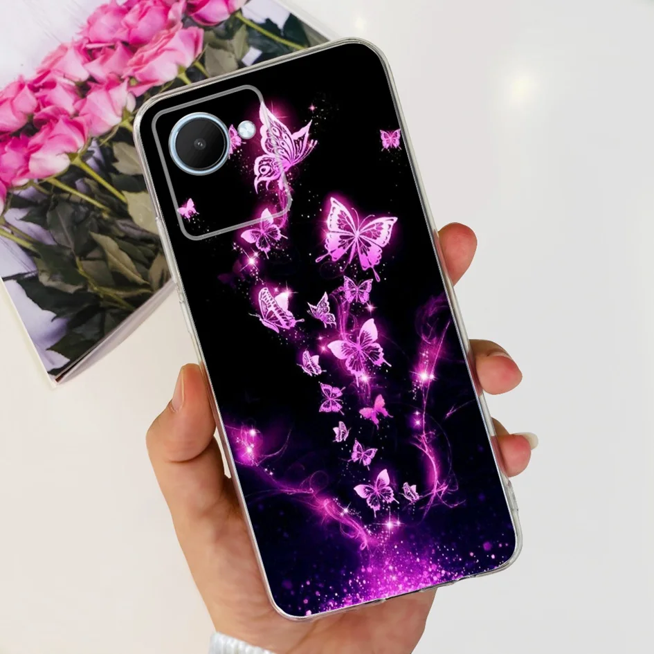 Fashionable Marble Cartoon Soft Phone Case - Bumper Cover