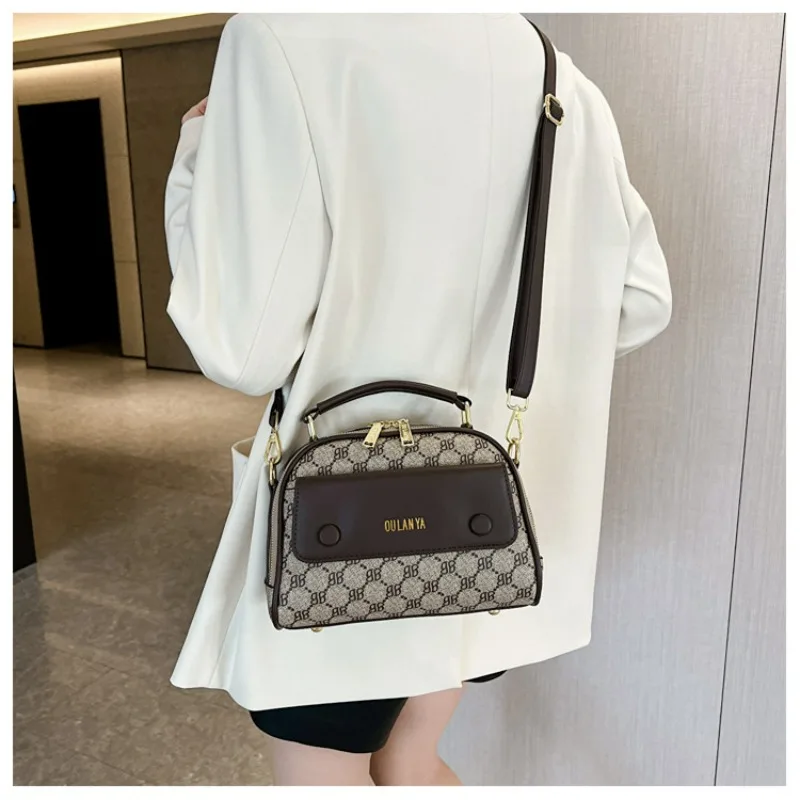 

Fashion Brand Handbag Women Luxury Soft Leather Shoulder Crossbody Bag Designer 2024 New LadyTote Bag High Quality Female Purses