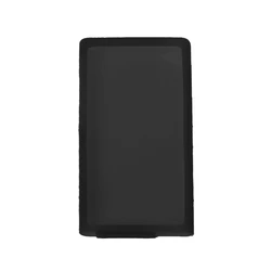 Soft Silicone Protective Back Cover Skin (Black)