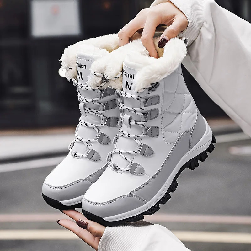 Women's Waterproof Winter Ankle Boots with Thick Fur and Non-Slip Sole 10 Se69cad00249845aa87dd6d39c9271eccb Women's Waterproof Winter Ankle Boots with Thick Fur and Non-Slip Sole