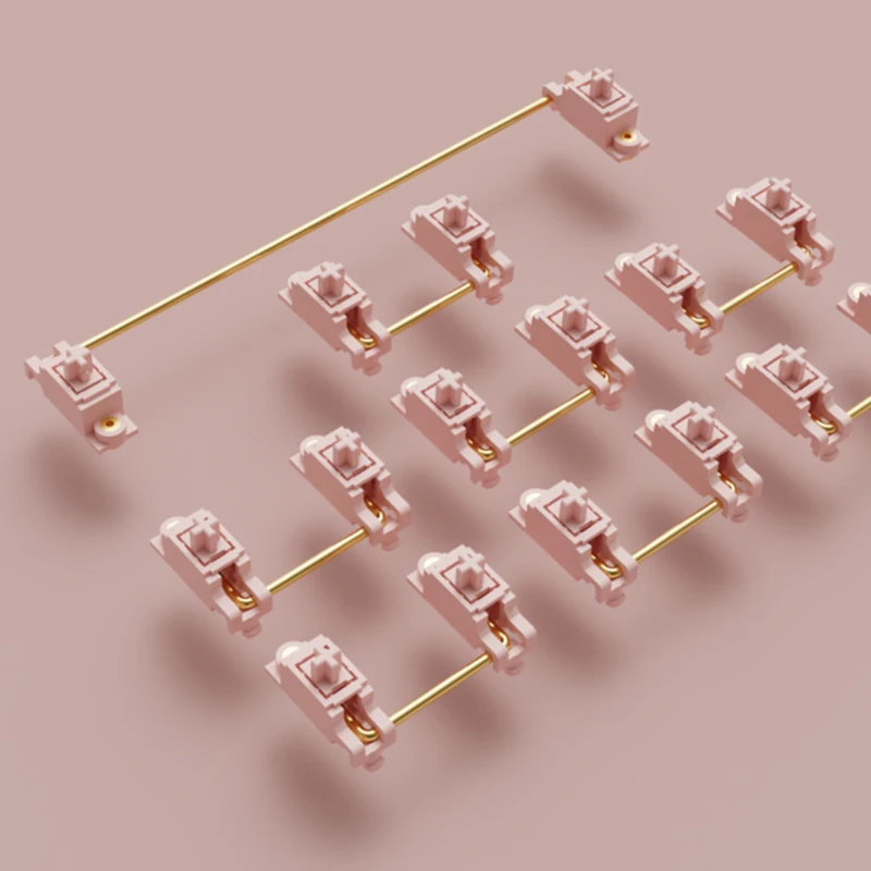 Wuquestudio ws Stabs Aurora Série Rosa Pcb Montagem Parafuso em Estabilizadores de Teclado - Imagem 6