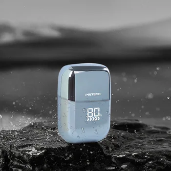 MOTAWISH Mini rasoio elettrico portatile Display digitale intelligente TYPE-C Rasoio ricaricabile Macchina da barba alternativa da uomo 1