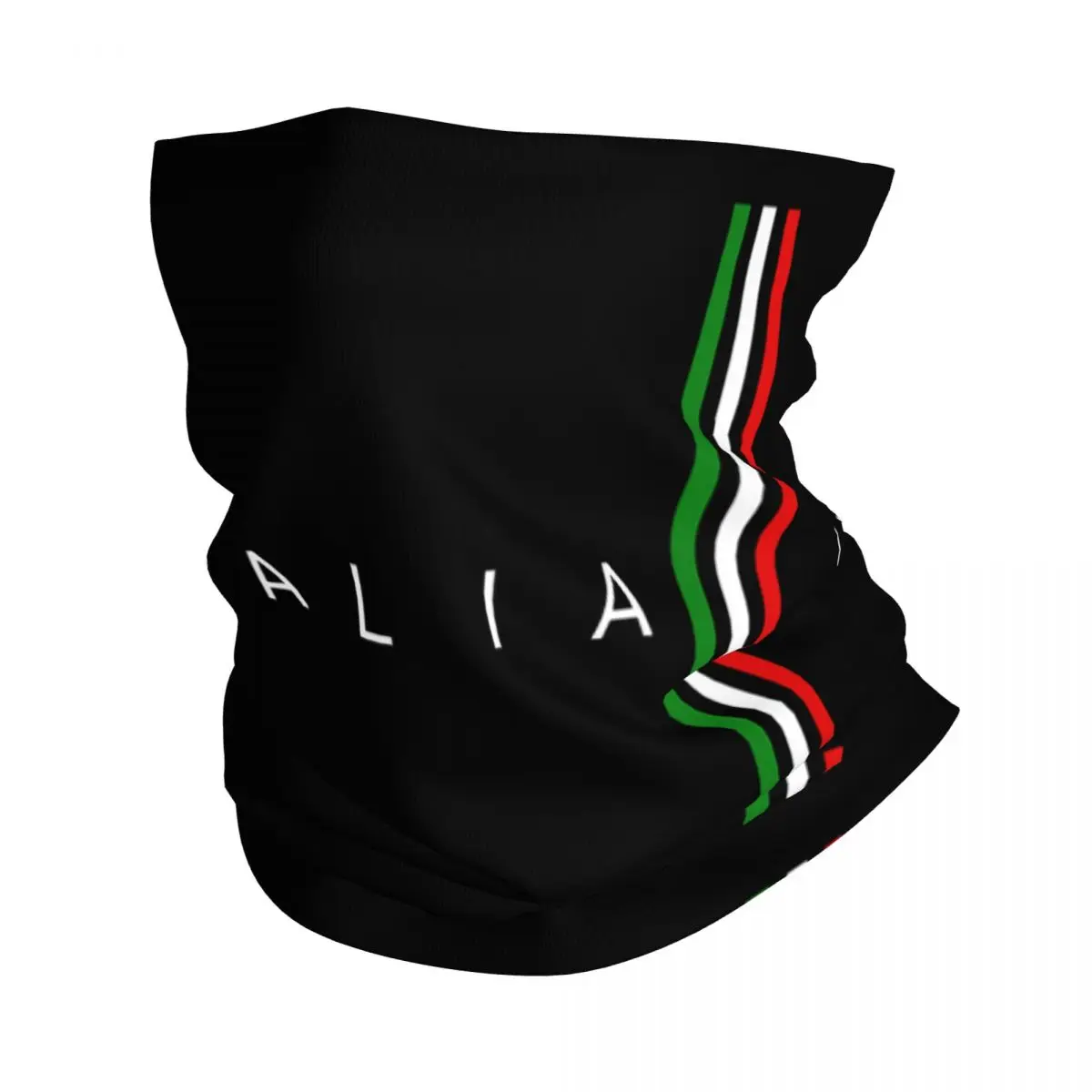 

Italia Bandana Neck Gaiter Printed Italy Italian Flag Magic Scarf Multifunctional Face Mask Cycling Unisex Adult All Season