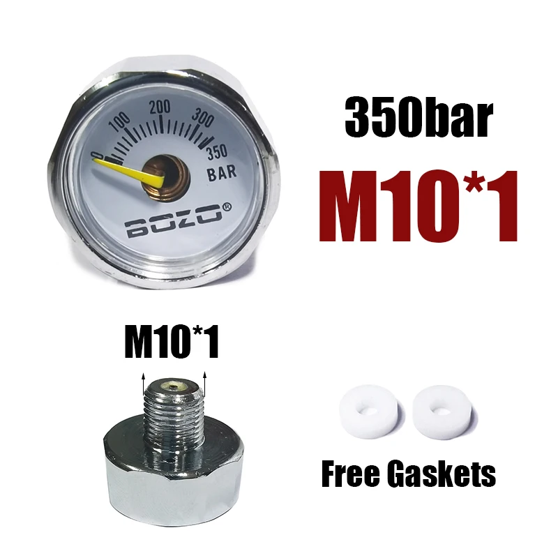 Compact Manometer Pressure Gauge for Compressed Air and Diving Applications