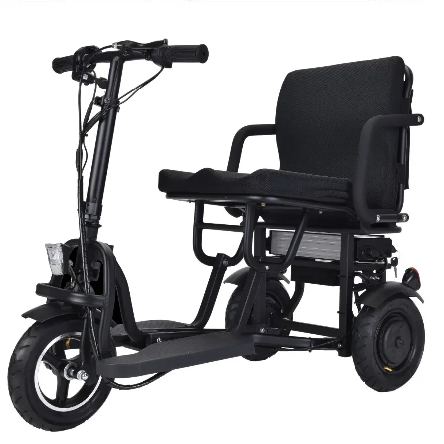 elderly lithium battery portable 3wheel four wheel mobility scooter electric tricycles