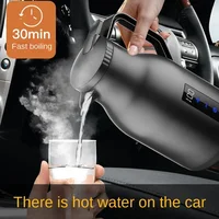 12V 24V 220V Car Water Boiling Electric Kettle Trucks with Quick Boiling and Insulation Fast Heating Car Electric Kettle 1000ML 1