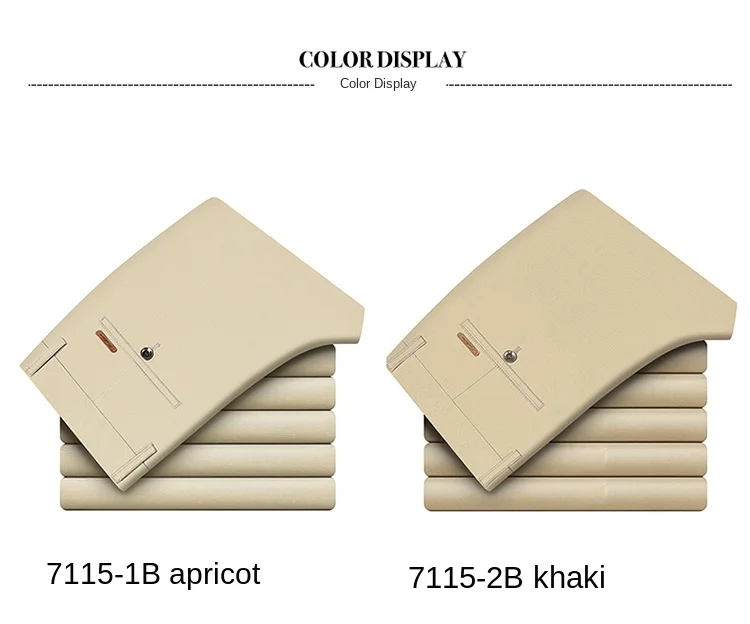 Description Picture 5 of itemCasual Pants Men's Loose Business Summer Thin Trousers Office Suit Pants Middle-Aged Straight plus Size Formal Pants