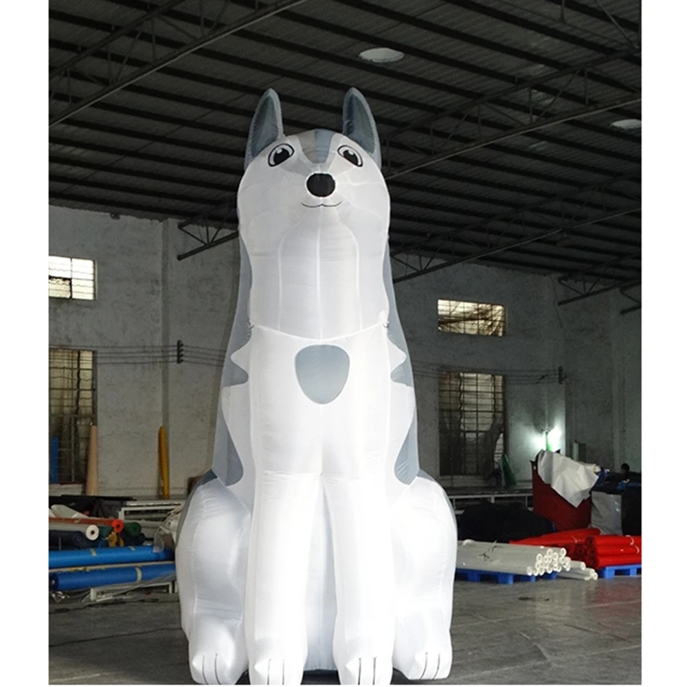 Inflatable Christmas Husky