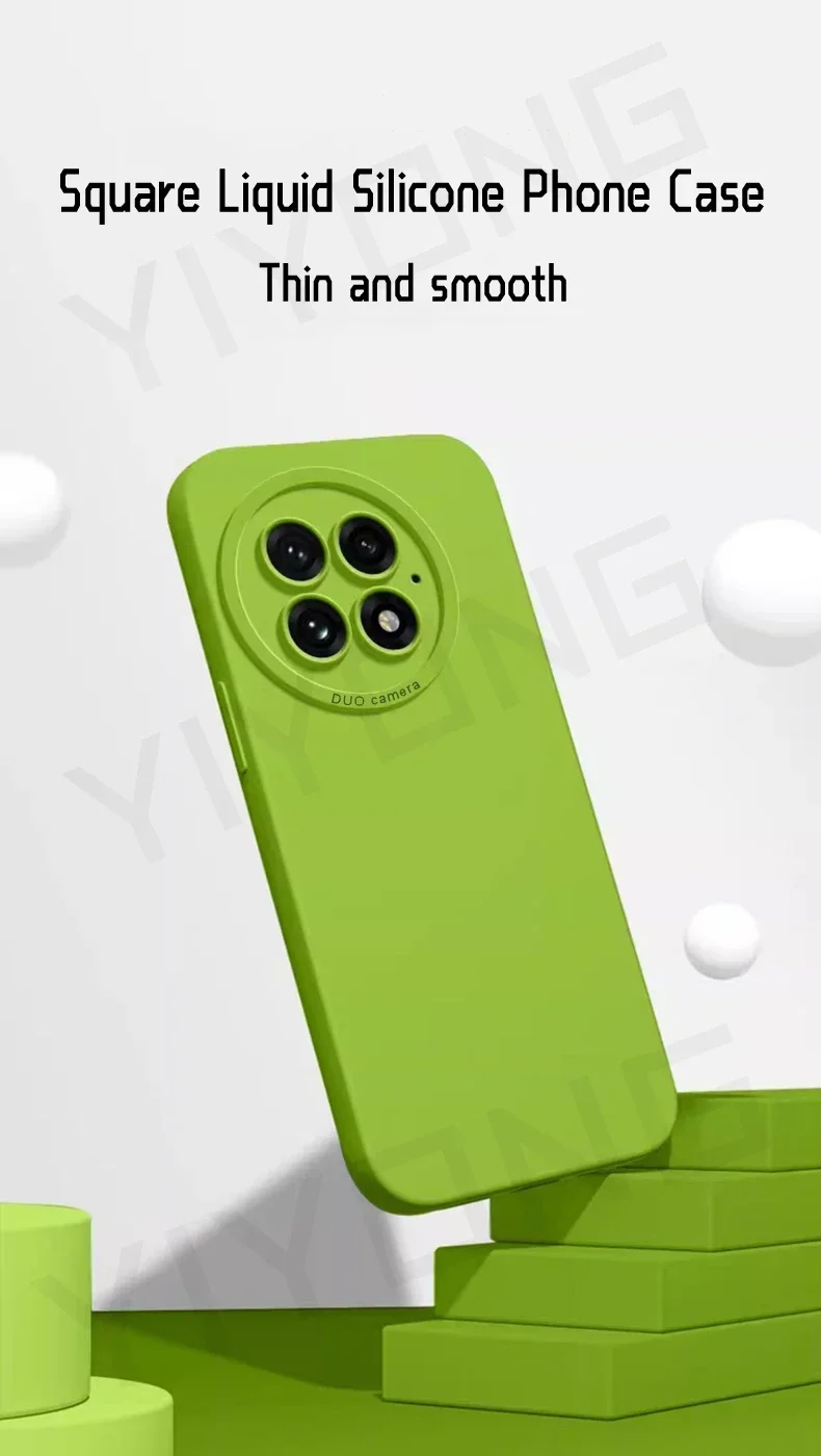 Für OnePlus 13 Hülle YIYONG Original Flüssigsilikon Soft Cover für OnePlus 13 13R 12 12R 11 11R 15 15R OnePlus13 5G Handyhüllen – Detail 5
