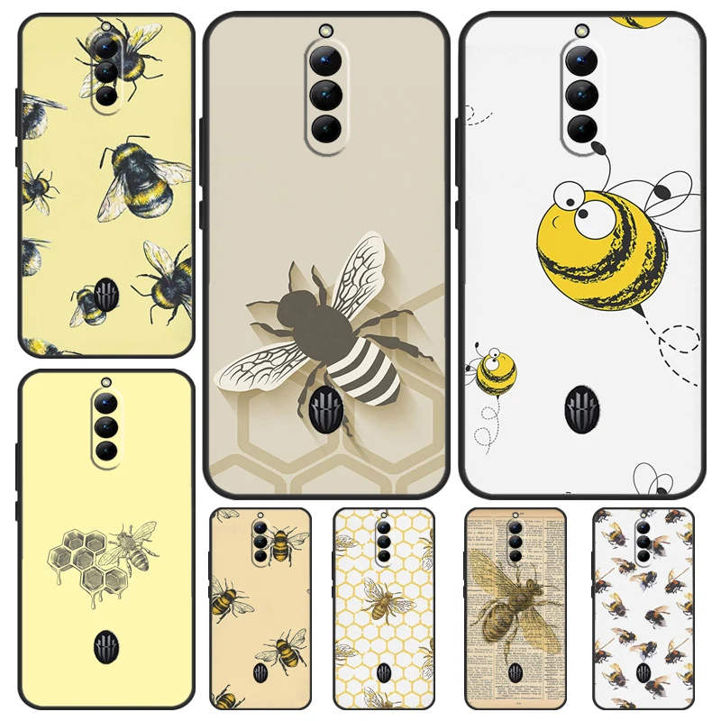 Custodia Per Miele D'Api Per Nubia Red Magic 8 8S Pro Plus 6 7 8 Pro 6S 7S Pro 6R 5S 5G Protezione Morbida Capa