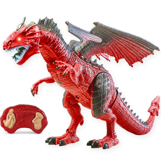 47CM Spray Dragon Rc Dinosaur Roar Walking Electric Remote Control Simulation Dinosaur Model Toys For Children Birthday Gifts 2