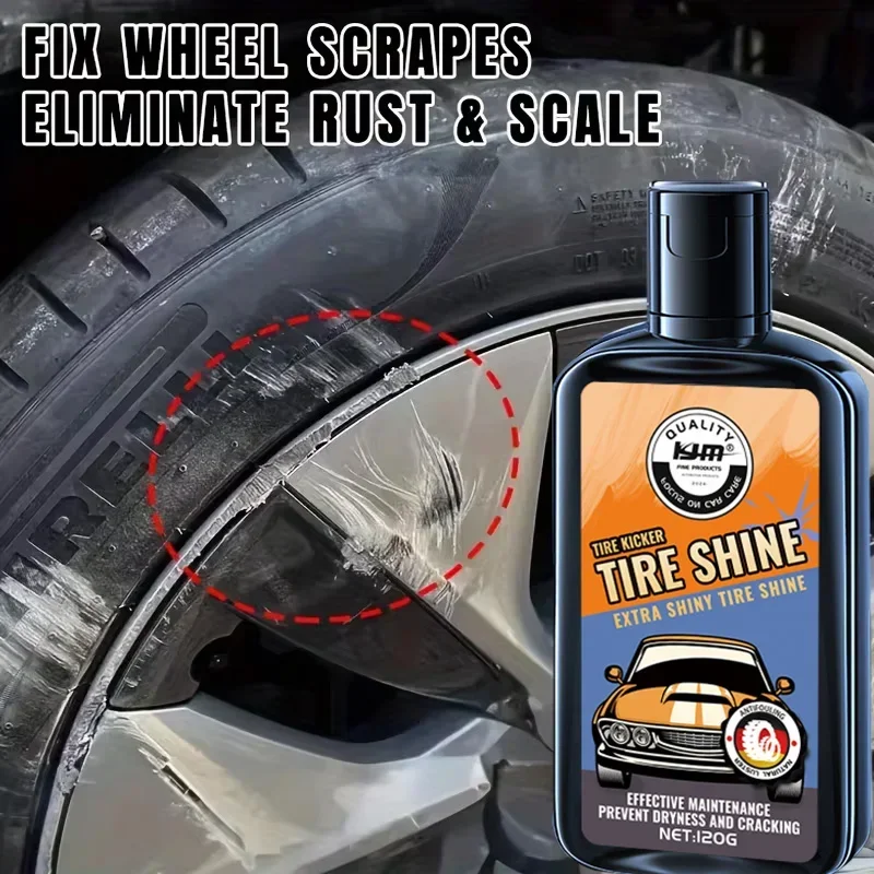 Professional wheel hub Scratch Repairpaste -Easily sand aluminum and steelrings