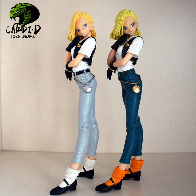 

Dragon Ball Anime Action Figure Android 18/Lazuli Lapis Figurine 25cm Cute Sexy Toy Desktop Pendant Room Decor Christmas Gift