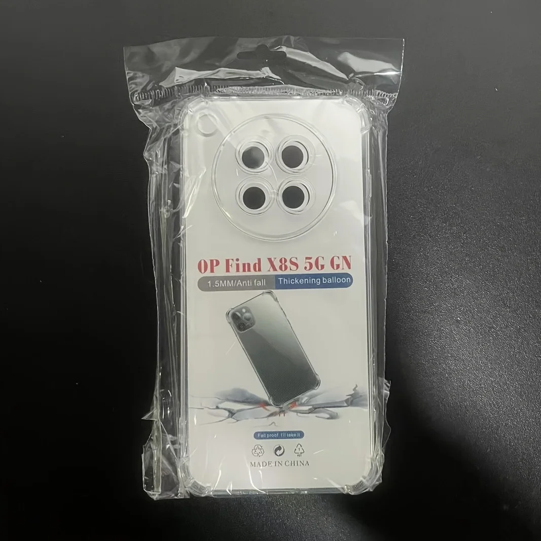 Clear Silicone TPU Transparent Phone Case, Soft and Durable Back Cover